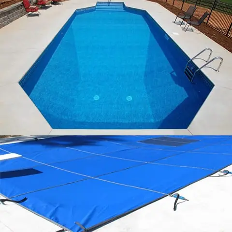 Don't Miss Out 20′ x 44′ Grecian Hydra Mesh Safety Pool Cover