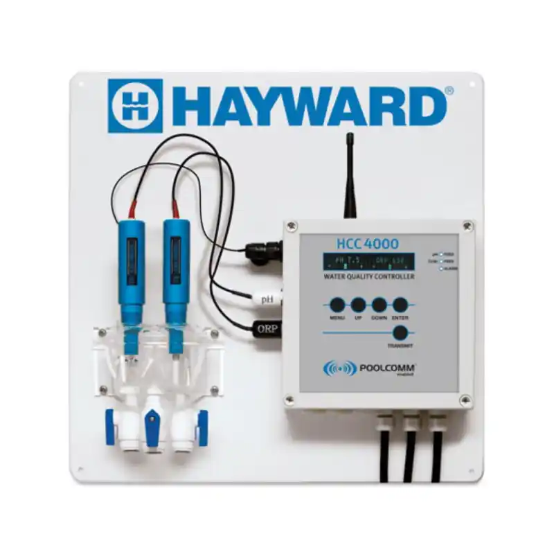 Secure Checkout Hayward HCC 4000 Commercial Wireless Wi-Fi Salt Water Chemistry Controller Package