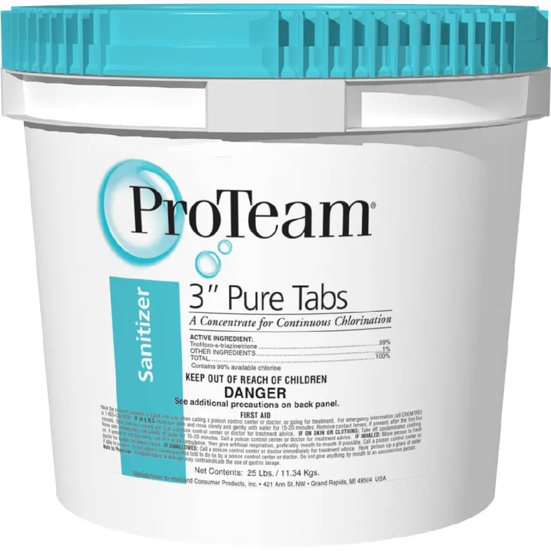 Low Price ProTeam C002419-PL25 3″ Pure Tabs, 25 Lb.