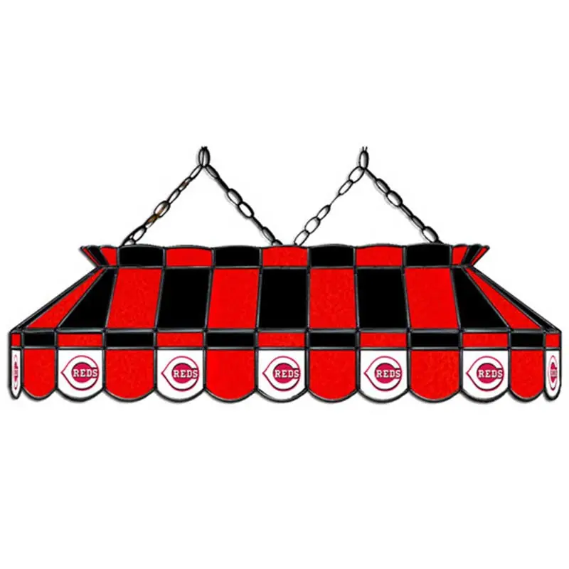 Last Chance Imperial Cincinnati Reds 40″ Glass Billiard Lamp