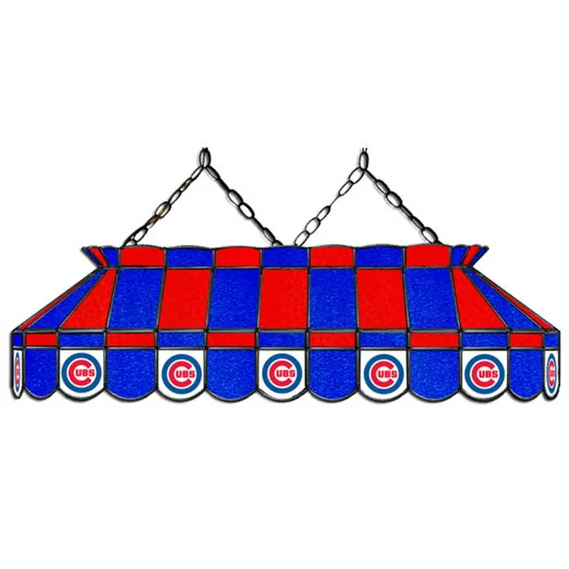 Imperial Chicago Cubs 40″ Glass Billiard Lamp Luxury