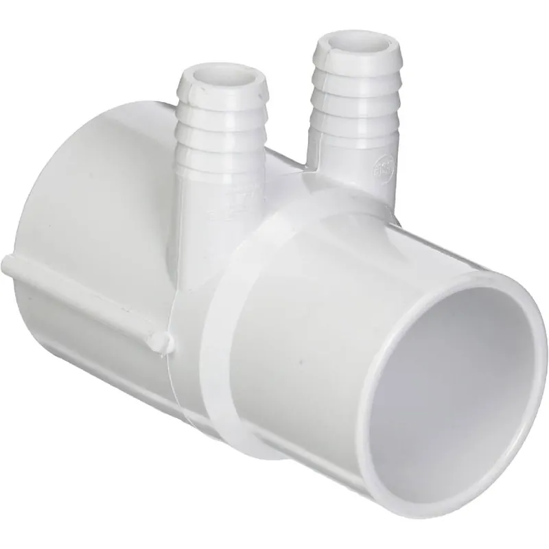 Latest Waterway 672-7130B 2IN Spigot X 2IN Socket X Two 3/4IN Ribbed Barb Ports Manifold