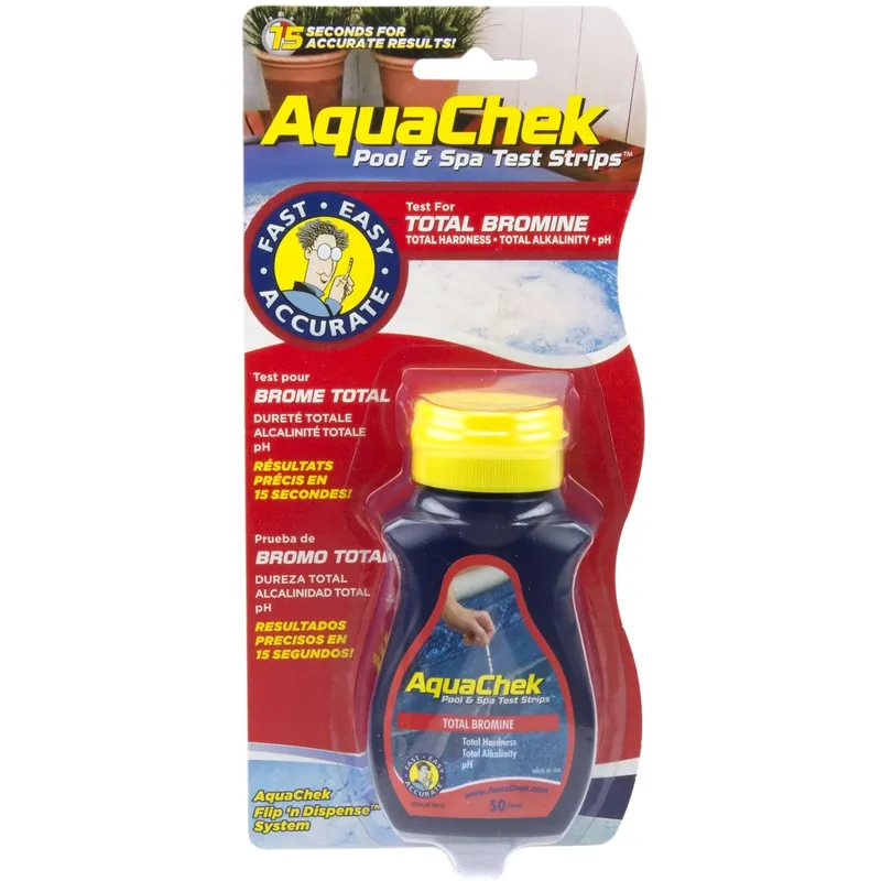 Top Pick AquaChek Bromine 4-in-1 Spa & Pool Test Strips