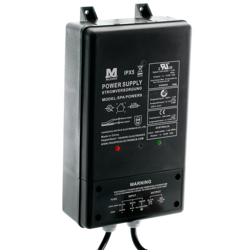 Fast Shipping Spa Stereo 12VDC Power Supply - 120V/240V Primary