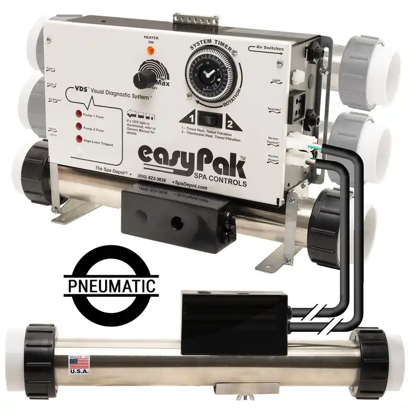 easyPak Air-Button Pre-Configured Spa Control: Anywhere Heater Holiday Sale