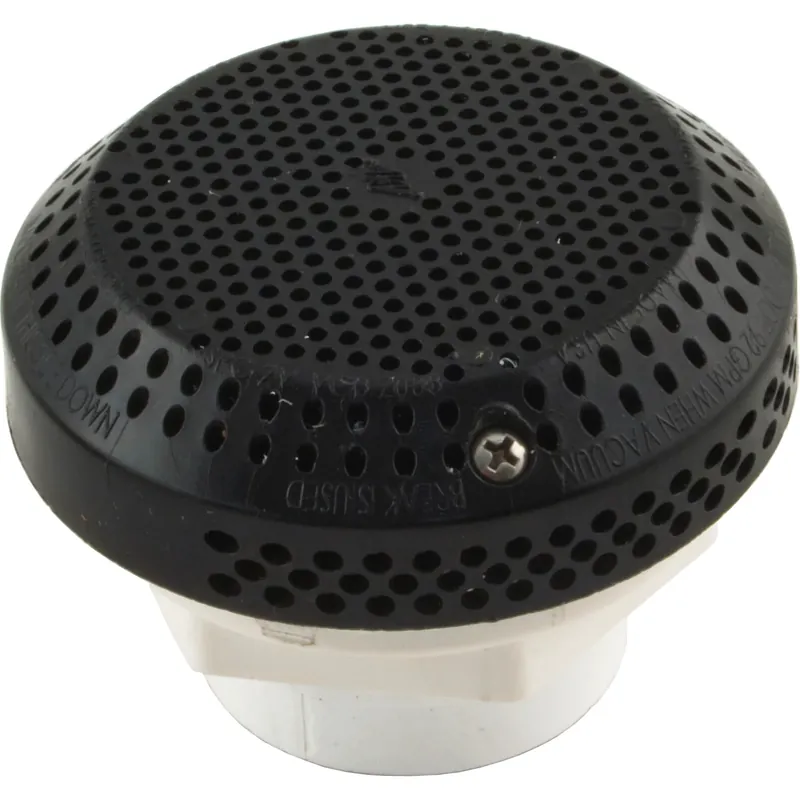 Budget Suct Assy,WW 3-1/2" Hi-Flow,2-3/8"hs,1-1/2"s,Blk,w/o Vac Brk