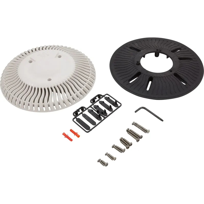 Super Sale Main Drain Grate, Paramount SDX Retro, Concrete, White