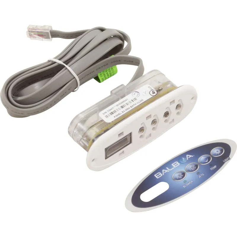 Free Returns Topside, HQ-BWG VL200, 4-Button,Bl,P1,Temp,Lt,LCD,w/ Overlay