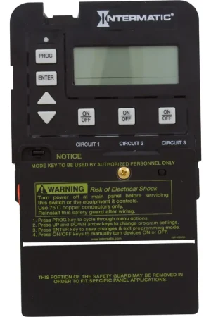 Digital Timer, Intermatic P1353ME, 2 Speed, 115v, 3PST Free Returns