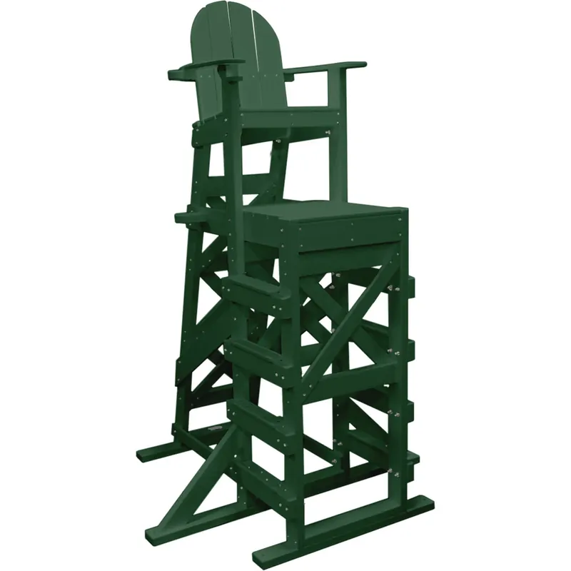 Lifeguard Chair, Tailwind , Side Step, 72" Tall, Green Express Delivery