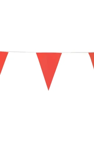 High Quality Backstroke Flag, 12" X 18" Pennants, Red