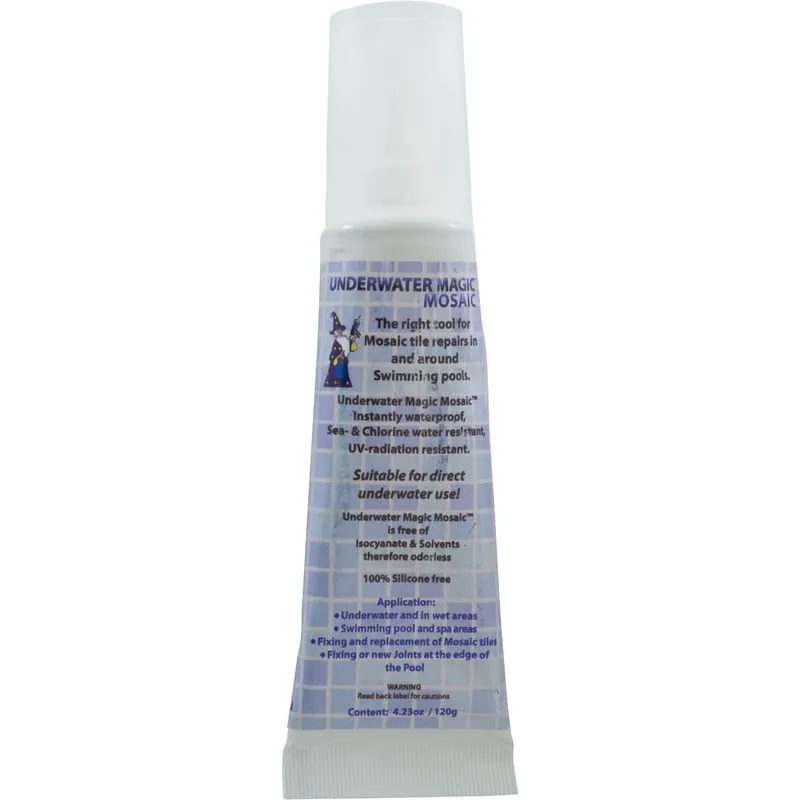 Sealant, Underwater Magic Mosaic,Single, 4.2 oz Tube, White Hassle-Free Returns