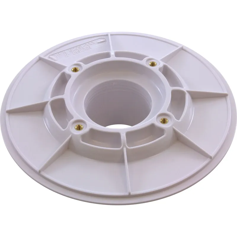 Holiday Sale Wall Fitting, 6" dia, 2-3/8"hs, 2"s Insider, White