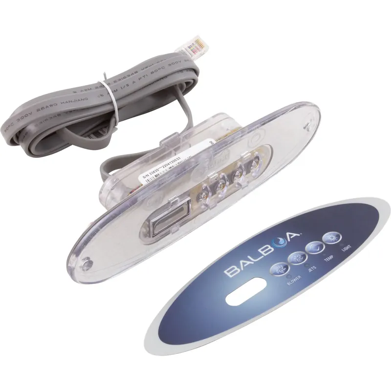 Topside, BWG MVP260/VL260, 4-Button, Blower/Jets/Temp/Light Buy Direct