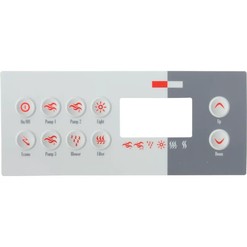 Get Yours Overlay, Gecko TSC-8, 10 Button, P1, P2, P3, Bl, Lt, Filter