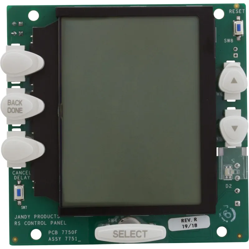 Big Sale PCB Assy, Zodiac Jandy AquaLink OneTouch, LCD, White Buttons