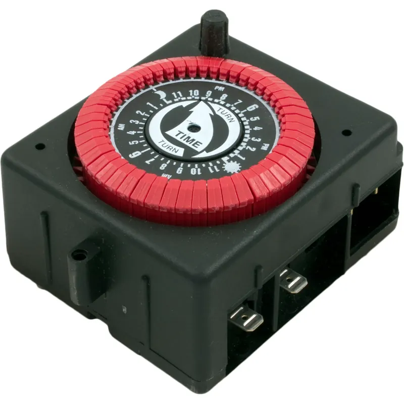 Luxury Timer, Intermatic,SPST,Panel Mount, 230v, 24hr,PF w/Override