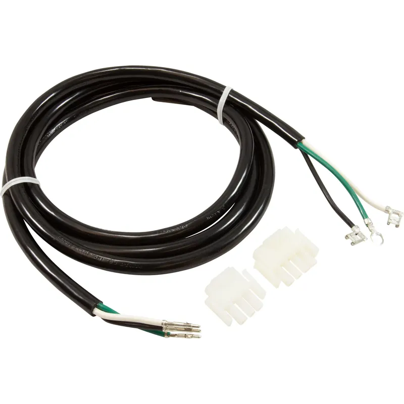 Cord, Hydro-Quip, 14/3 x 72", White AMP-3/AMP-4 Male(G,B,W) Special Offer