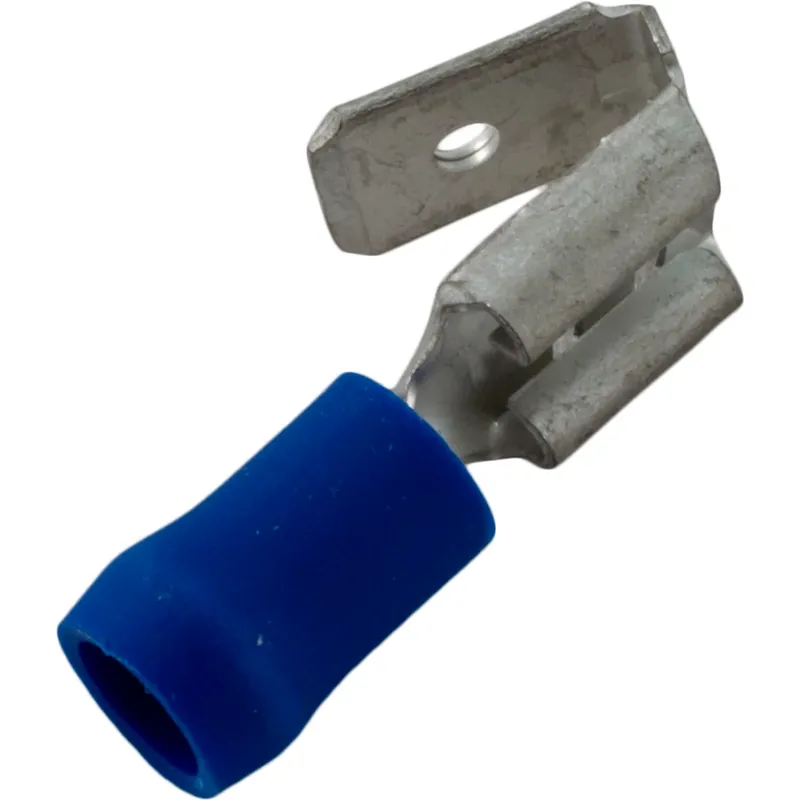 Hot Picks Disconnect, Piggyback,25 Pack, 16-14AWG, .250 Tab, Blue