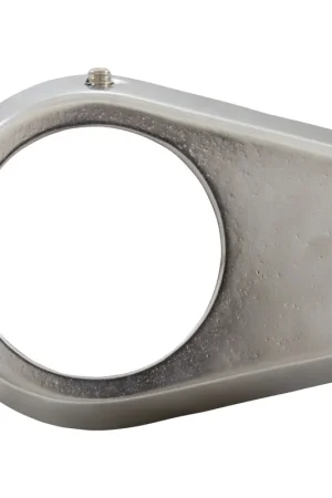 Escutcheon, Perma Cast, Oblong, 1.9", Chrome Plate Brass Professional Grade