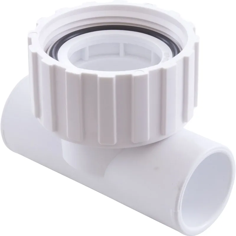 Union Tee, 1-1/2" Female Buttress Thread x 1" Slip x 1" Slip Seasonal Sale