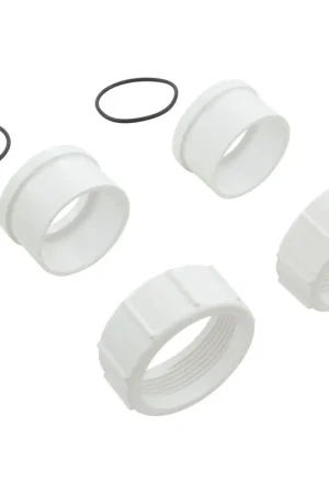 Pump Union, 2"Female Buttress Threadx2" Slip, wht Quantity 2 Big Sale