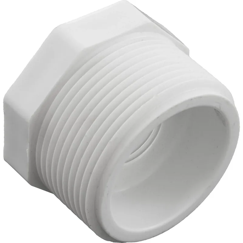 Must Have Reducer, Lasco, 1-1/2"mpt x 1/2"fpt, PVC, SCH40