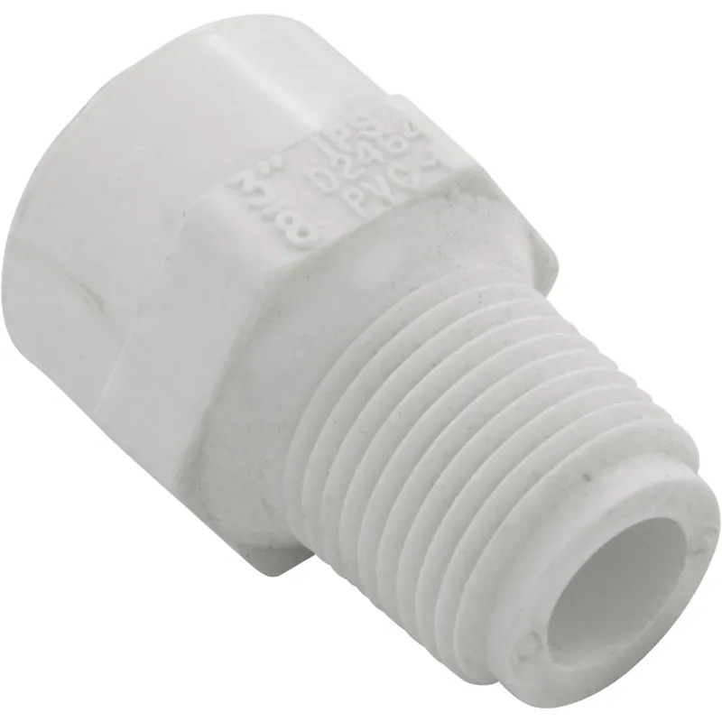Reducer, Lasco, 3/8"mpt x 1/4"fpt, SCH40 PVC Markdown