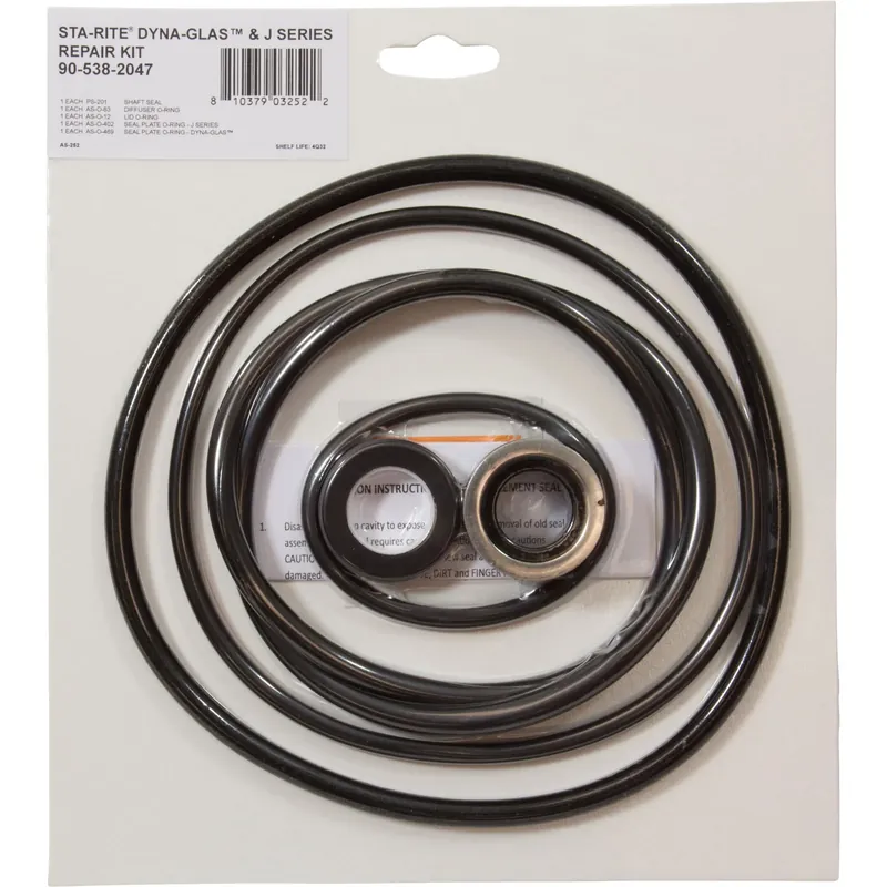 Trending Pump O-Ring Kit, Generic Sta-Rite Dyna-Glas/J Series, w/Seal