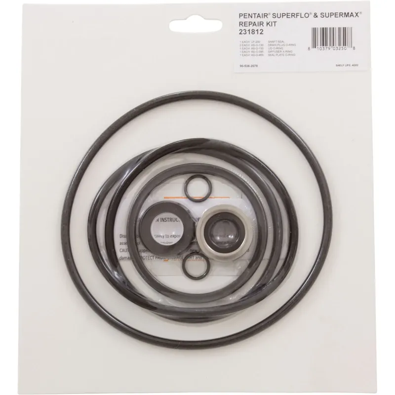 Best Price Pump O-Ring Kit, Generic SuperFlo/SuperMax, w/Seal