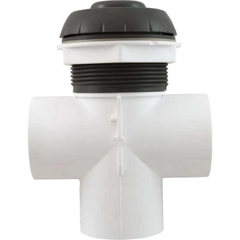 Diverter Valve, WW, 2", 2 Port, Top Mount, Notched, Black High Quality