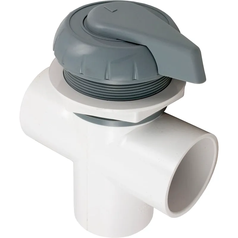 Final Sale Diverter Valve, Hydro-Air/BWG Hydroflow, 2"s, 2 Port, Gray