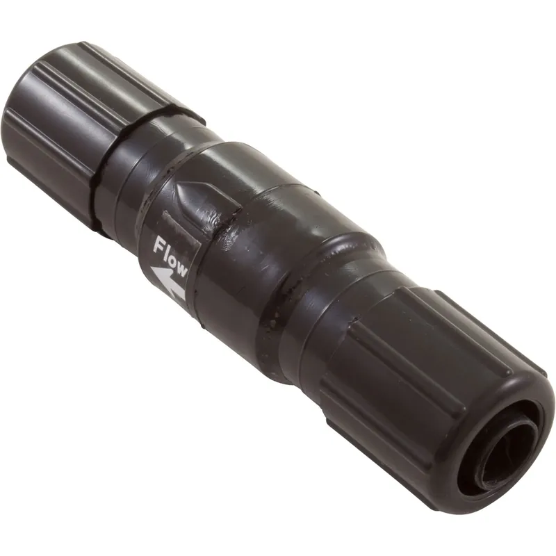 One Day Deal Check Valve, Pentair Auto Feeders, 1/2" Tube x Tube, In-Line