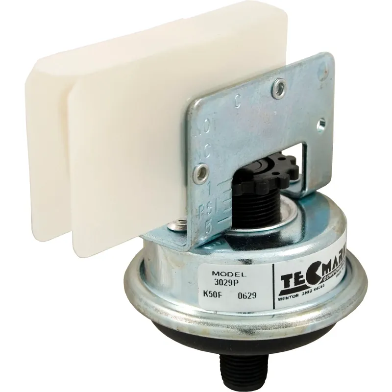 Pressure Switch 3029P, 25A, Tecmark, 1/8"mpt, SPNO, Plastic Save Now