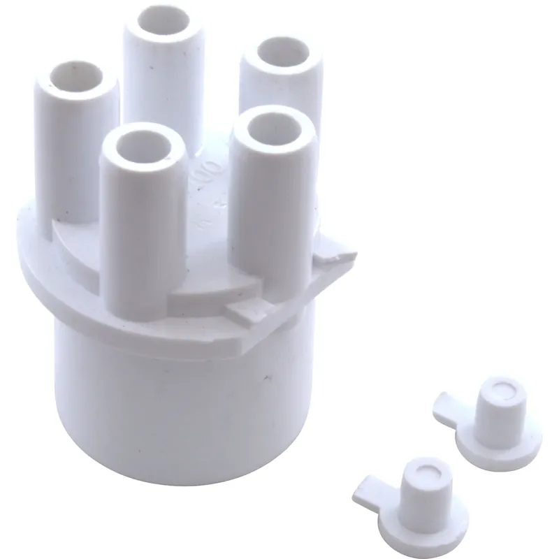 Special Discount Manifold, 3/8" Smooth Barb, 5 Port, Transition, 1" Spigot