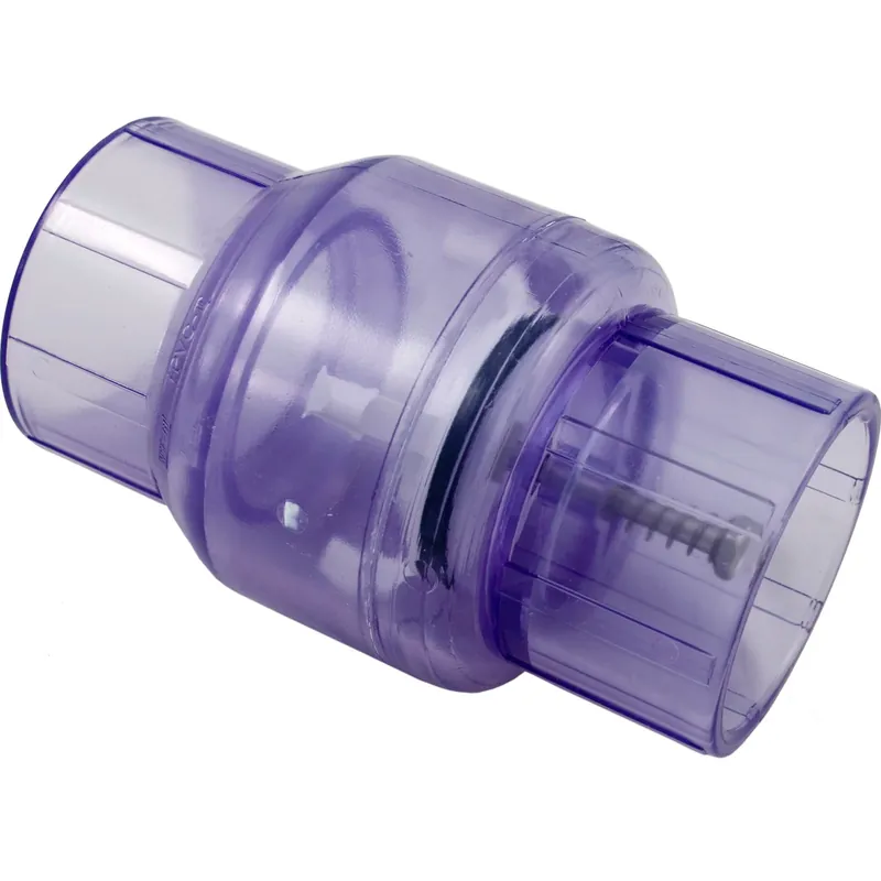 Bargain Check Valve, Spring, Flo Control, 2" Slip, 1/2 lb, Water