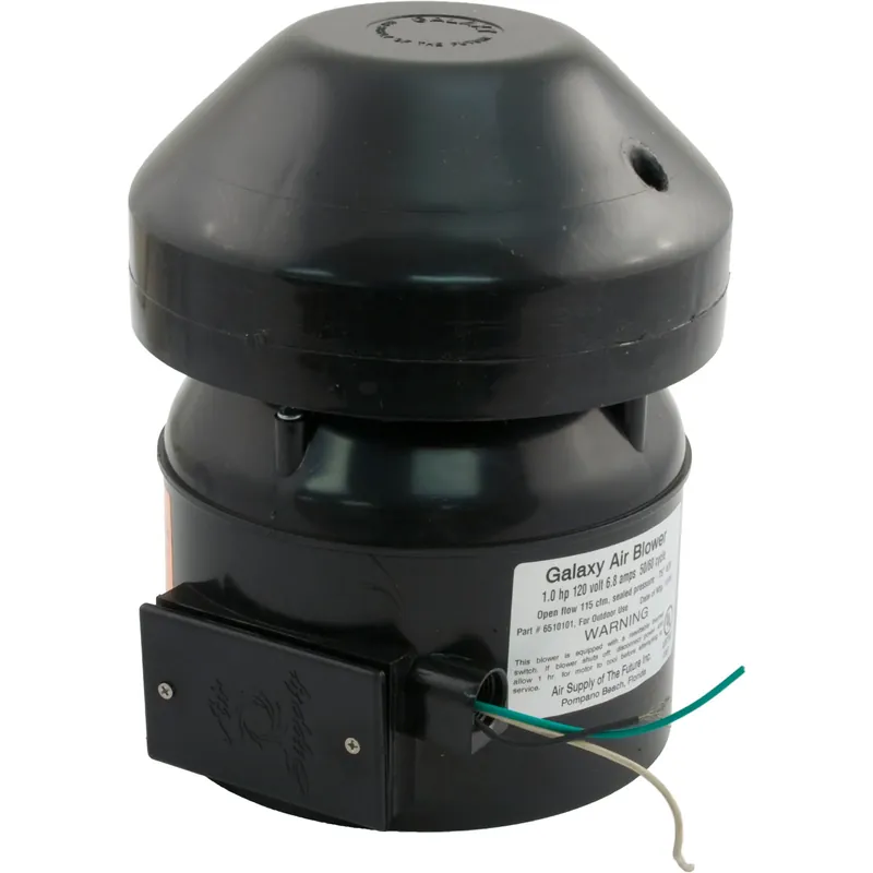 High Quality Blower, Air Supply Galaxy Supreme, 1.0hp, 115v,6.8A,Hardwire