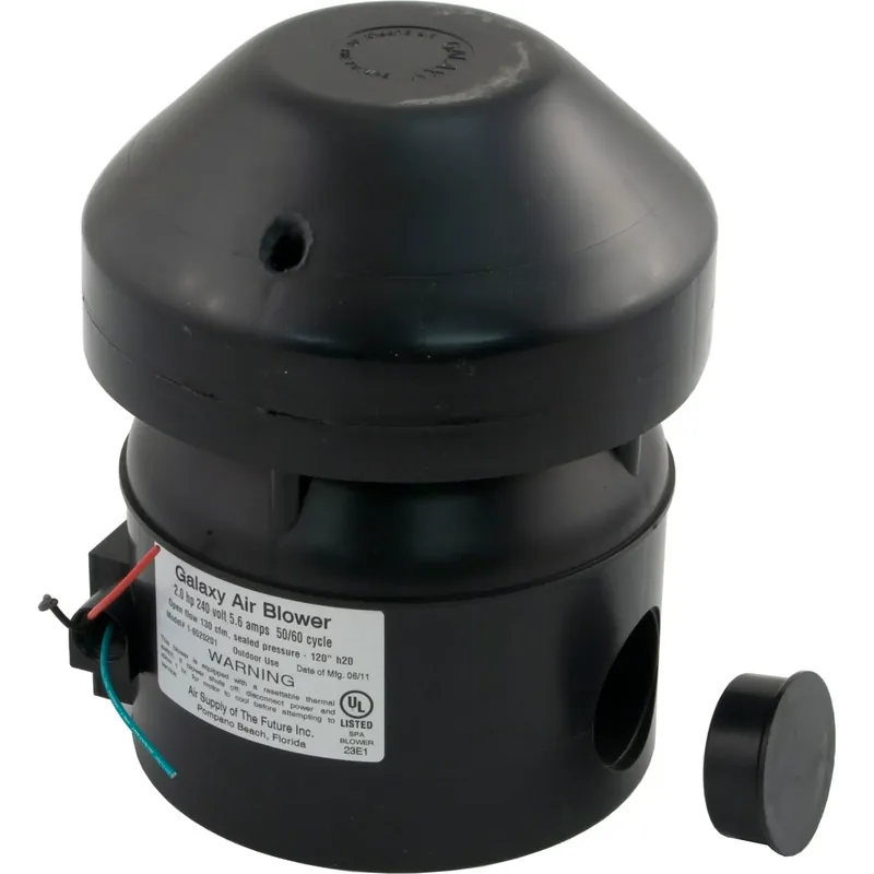 New Release Blower, Air Supply Galaxy Supreme, 2.0hp, 230v,5.6A,Hardwire