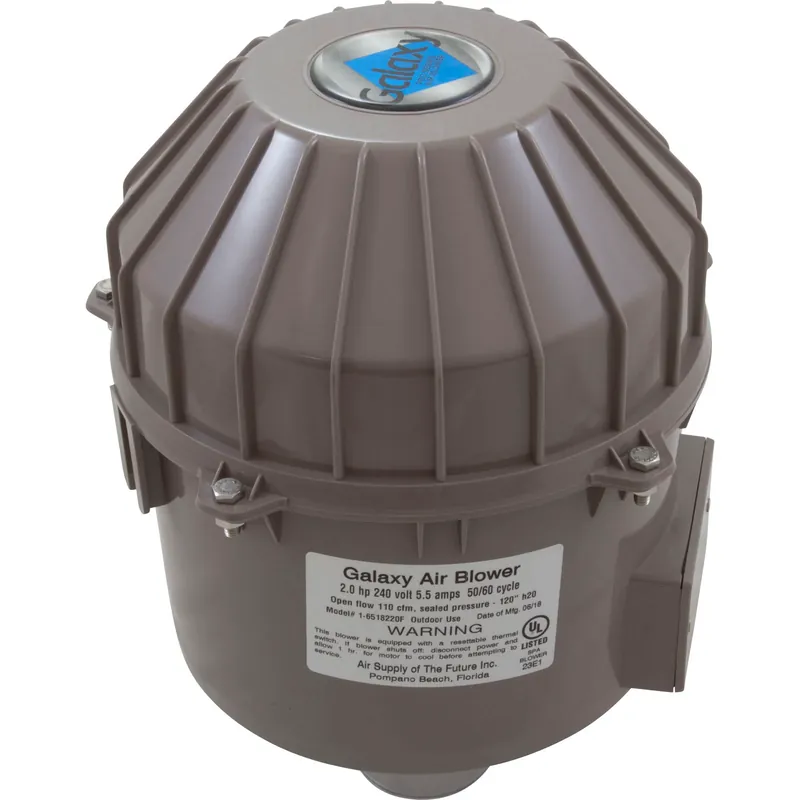 Weekend Sale Blower, Air Supply Galaxy Pro, 2.0hp, 230v, 5.5A, Hardwire