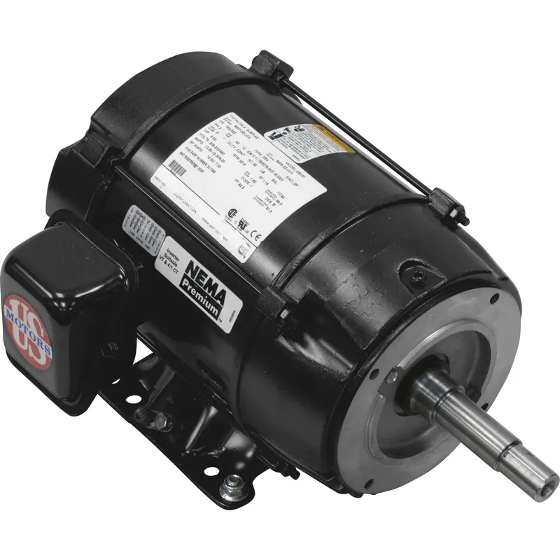 Top Pick Motor, US Motor, 15 Horsepower, Three Phase, 208/230/460v