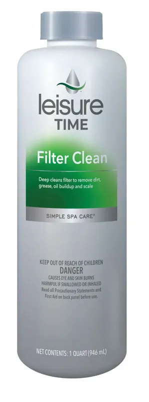Leisure Time Spa Chemicals - Filter Clean 1 qt Reduced Price