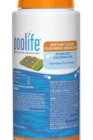 New Release Poolife Instant Clear Cleaning Granules - 5 lb