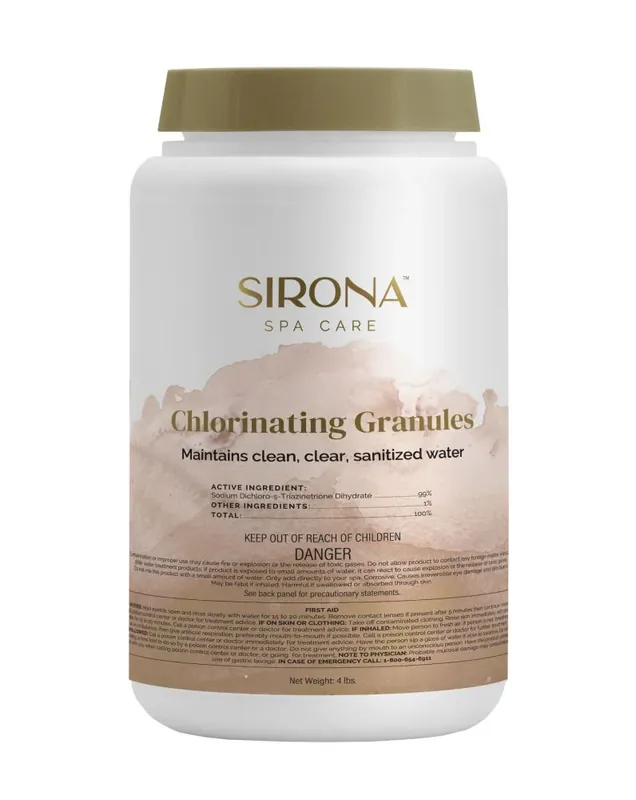 Sirona Spa Care Chlorinating Granules - 4 lb Buy Today