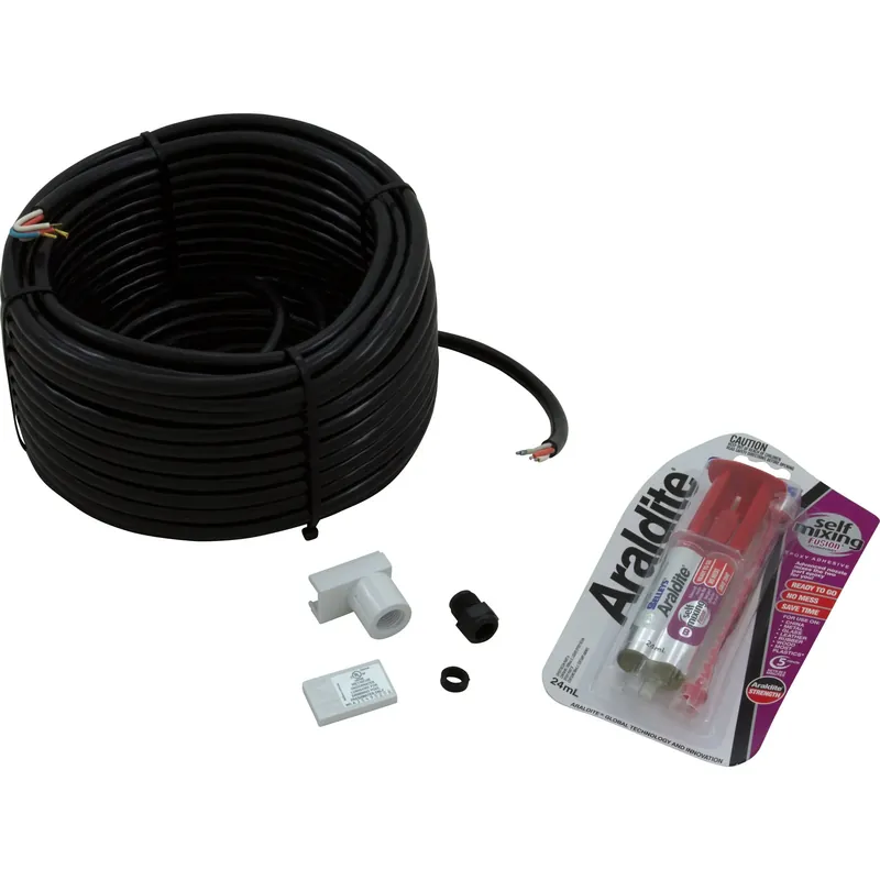 PAL Supply Cable, Perimeter(PLOP),79ft,w/Strain Relief,12VDC Certified