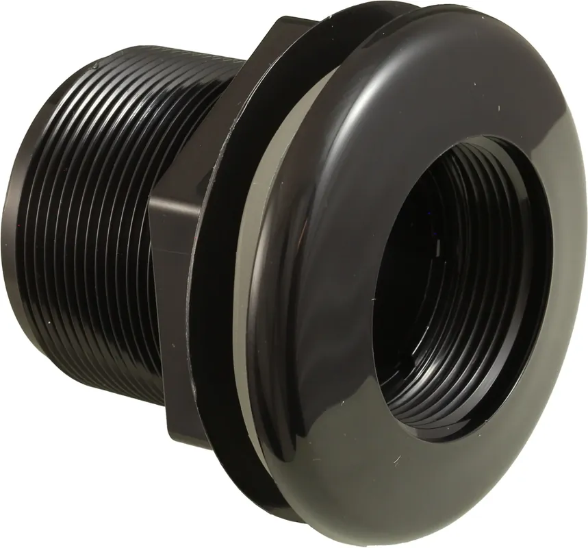 Wall Fitting, BWG/HydroAir, Standard Jet, Extended, Black Shop Now