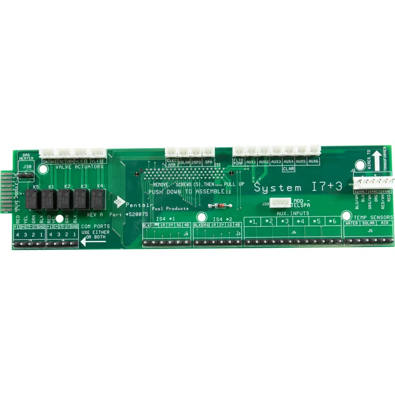 PCB, Pentair, IntelliTouch®, i7-3 Luxury