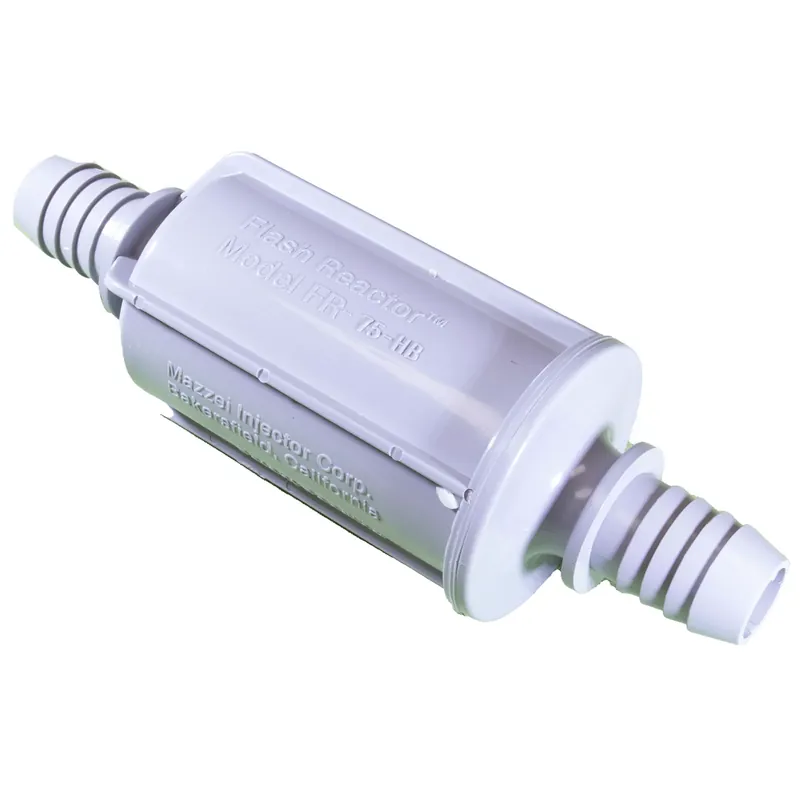 Ozone Flash Reactor, Mazzei, 3/4" Hose Barb, PVC Place Order