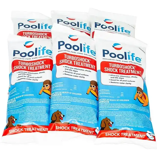 Buy Online Poolife Turbo Shock 1 lb - 6 Pack