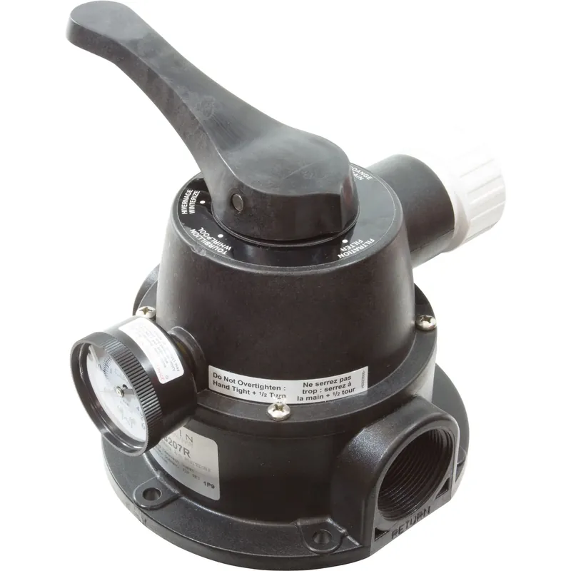 Multiport Valve, Carvin Jacuzzi DVK4, 1-1/2", 4 Position Popular