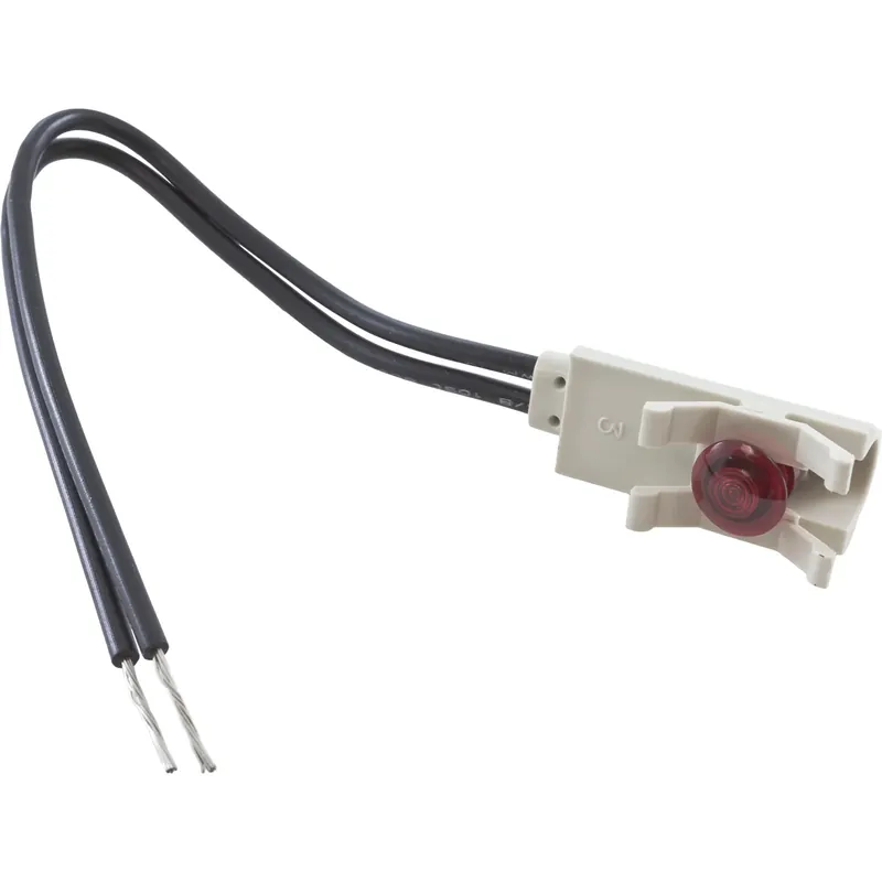 Flash Sale Indicator Light, 230v, 1/4 Hole Size, Red